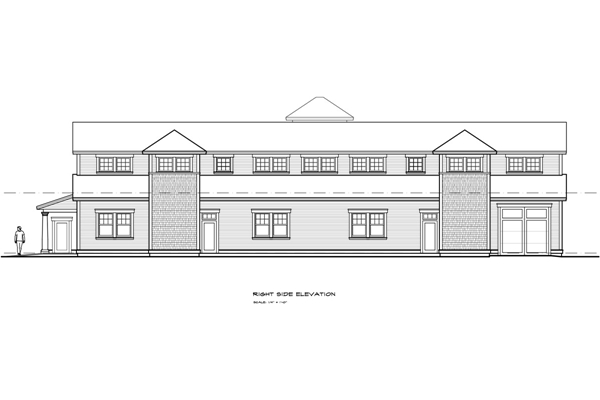 Sea Rose Right Side Elevation Commercial Maine Architecture KRA